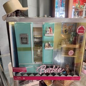Barbie Turquoise Kitchen Playset